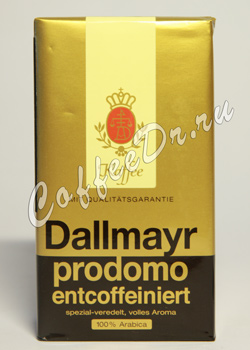 Кофе Dallmayr молотый Prodomo Без кофеина